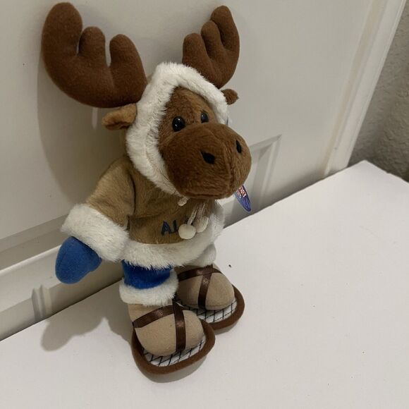 Arctic Circle Alaska Moose Plush Snow Shoes 8" Stuffed Animal Alaskan Friends - Picture 5 of 10